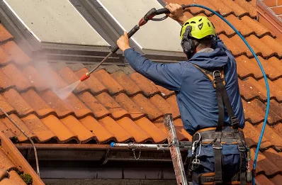 Démoussage et hydrofuge de toiture à Gudas